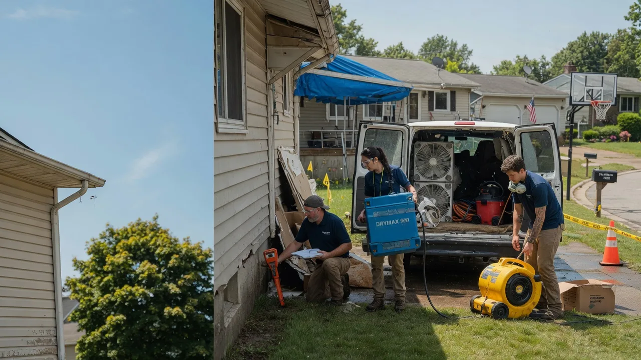 Ceiling Leak Cleanup in Horicon, WI near me